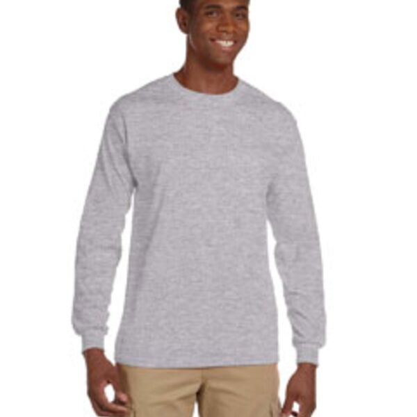 Adult Ultra Cotton® Long-Sleeve Pocket T-Shirt Thumbnail