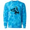 Unisex Midweight Tie-Dyed Crewneck Sweatshirt Thumbnail