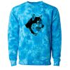Unisex Midweight Tie-Dyed Crewneck Sweatshirt Thumbnail