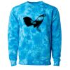 Unisex Midweight Tie-Dyed Crewneck Sweatshirt Thumbnail