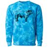 Unisex Midweight Tie-Dyed Crewneck Sweatshirt Thumbnail