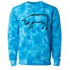 Unisex Midweight Tie-Dyed Crewneck Sweatshirt Thumbnail