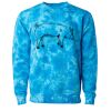 Unisex Midweight Tie-Dyed Crewneck Sweatshirt Thumbnail