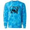 Unisex Midweight Tie-Dyed Crewneck Sweatshirt Thumbnail