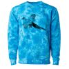 Unisex Midweight Tie-Dyed Crewneck Sweatshirt Thumbnail