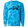 Unisex Midweight Tie-Dyed Crewneck Sweatshirt Thumbnail