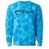 Unisex Midweight Tie-Dyed Crewneck Sweatshirt Thumbnail