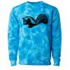 Unisex Midweight Tie-Dyed Crewneck Sweatshirt Thumbnail
