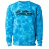 Unisex Midweight Tie-Dyed Crewneck Sweatshirt Thumbnail