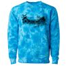 Unisex Midweight Tie-Dyed Crewneck Sweatshirt Thumbnail