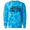 Unisex Midweight Tie-Dyed Crewneck Sweatshirt Thumbnail