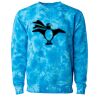 Unisex Midweight Tie-Dyed Crewneck Sweatshirt Thumbnail