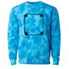 Unisex Midweight Tie-Dyed Crewneck Sweatshirt Thumbnail