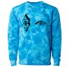 Unisex Midweight Tie-Dyed Crewneck Sweatshirt Thumbnail