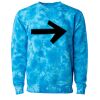 Unisex Midweight Tie-Dyed Crewneck Sweatshirt Thumbnail