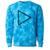 Unisex Midweight Tie-Dyed Crewneck Sweatshirt Thumbnail