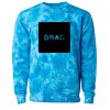 Unisex Midweight Tie-Dyed Crewneck Sweatshirt Thumbnail