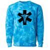 Unisex Midweight Tie-Dyed Crewneck Sweatshirt Thumbnail