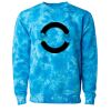 Unisex Midweight Tie-Dyed Crewneck Sweatshirt Thumbnail