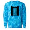 Unisex Midweight Tie-Dyed Crewneck Sweatshirt Thumbnail