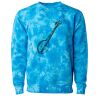 Unisex Midweight Tie-Dyed Crewneck Sweatshirt Thumbnail