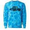 Unisex Midweight Tie-Dyed Crewneck Sweatshirt Thumbnail