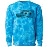 Unisex Midweight Tie-Dyed Crewneck Sweatshirt Thumbnail