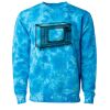 Unisex Midweight Tie-Dyed Crewneck Sweatshirt Thumbnail