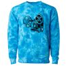 Unisex Midweight Tie-Dyed Crewneck Sweatshirt Thumbnail