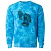 Unisex Midweight Tie-Dyed Crewneck Sweatshirt Thumbnail