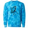 Unisex Midweight Tie-Dyed Crewneck Sweatshirt Thumbnail