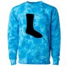 Unisex Midweight Tie-Dyed Crewneck Sweatshirt Thumbnail