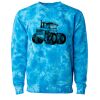 Unisex Midweight Tie-Dyed Crewneck Sweatshirt Thumbnail