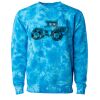 Unisex Midweight Tie-Dyed Crewneck Sweatshirt Thumbnail