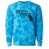 Unisex Midweight Tie-Dyed Crewneck Sweatshirt Thumbnail
