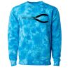 Unisex Midweight Tie-Dyed Crewneck Sweatshirt Thumbnail