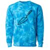 Unisex Midweight Tie-Dyed Crewneck Sweatshirt Thumbnail