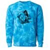 Unisex Midweight Tie-Dyed Crewneck Sweatshirt Thumbnail