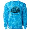 Unisex Midweight Tie-Dyed Crewneck Sweatshirt Thumbnail