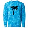 Unisex Midweight Tie-Dyed Crewneck Sweatshirt Thumbnail