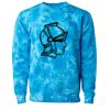 Unisex Midweight Tie-Dyed Crewneck Sweatshirt Thumbnail