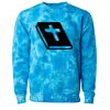 Unisex Midweight Tie-Dyed Crewneck Sweatshirt Thumbnail
