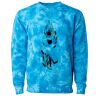 Unisex Midweight Tie-Dyed Crewneck Sweatshirt Thumbnail