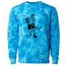 Unisex Midweight Tie-Dyed Crewneck Sweatshirt Thumbnail