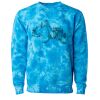 Unisex Midweight Tie-Dyed Crewneck Sweatshirt Thumbnail
