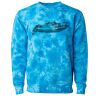 Unisex Midweight Tie-Dyed Crewneck Sweatshirt Thumbnail