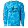 Unisex Midweight Tie-Dyed Crewneck Sweatshirt Thumbnail