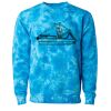Unisex Midweight Tie-Dyed Crewneck Sweatshirt Thumbnail