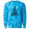 Unisex Midweight Tie-Dyed Crewneck Sweatshirt Thumbnail