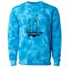 Unisex Midweight Tie-Dyed Crewneck Sweatshirt Thumbnail